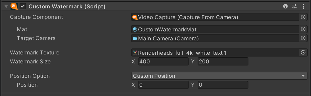 Custom Watermark Component