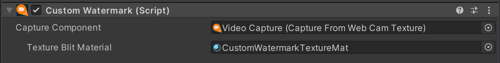 Capture From Web Cam Texture Component