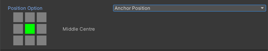 Anchor Position