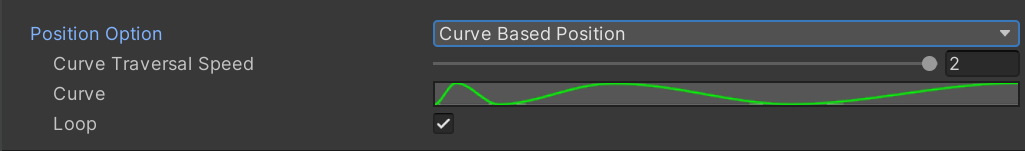 Curve Based Position